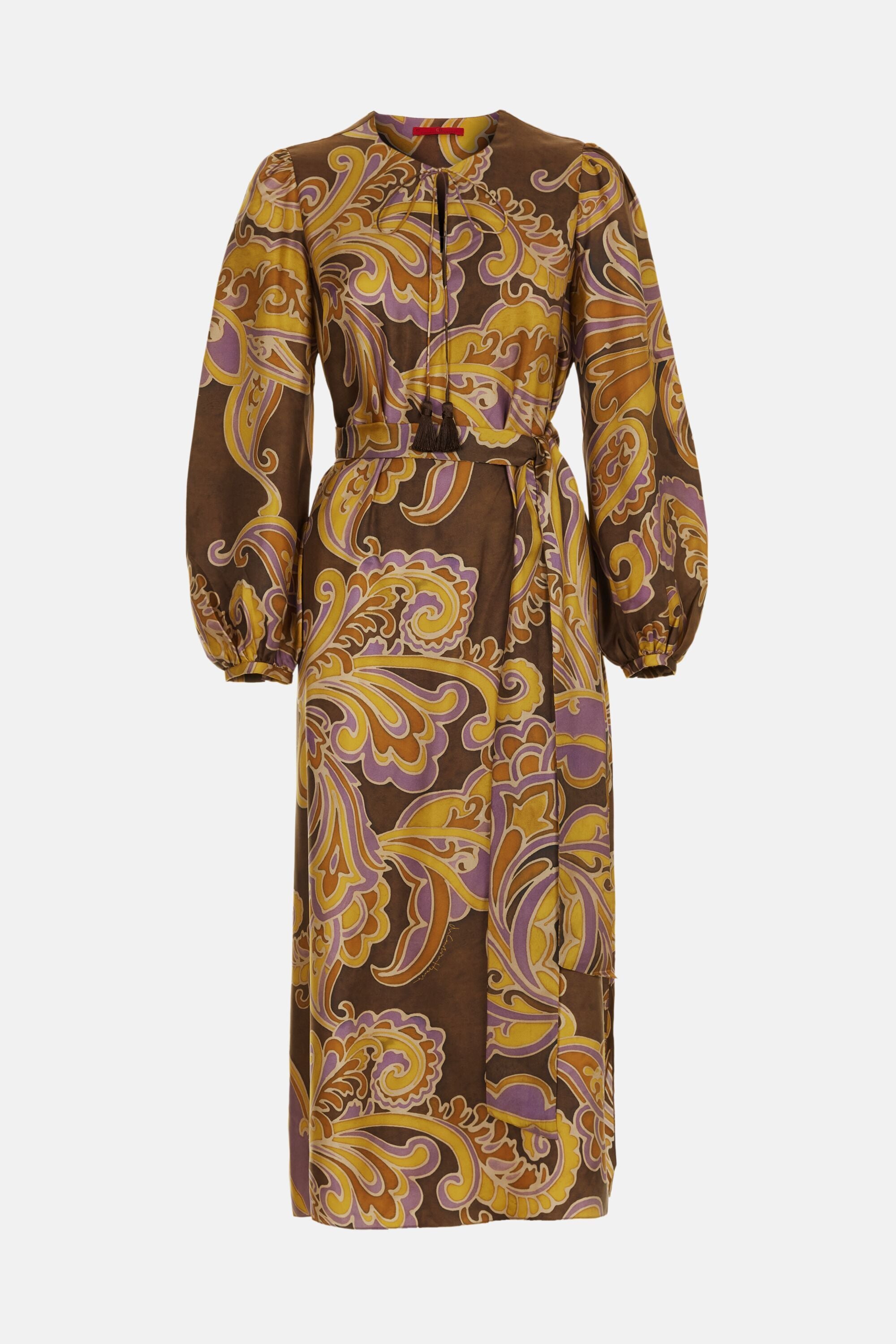 paisley brown dress Payton Paisley Dress, Brown