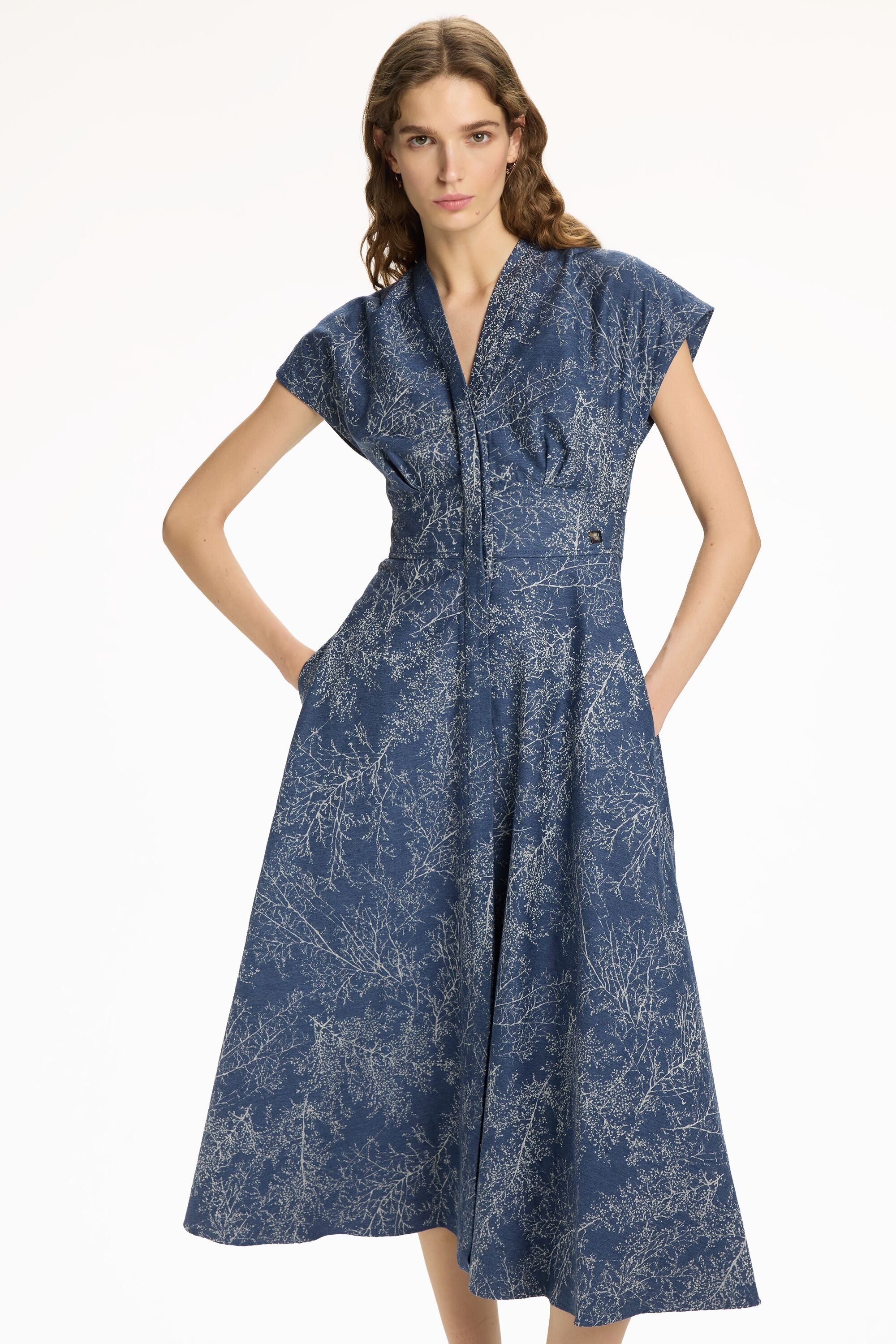 Sakura Jacquard Dress