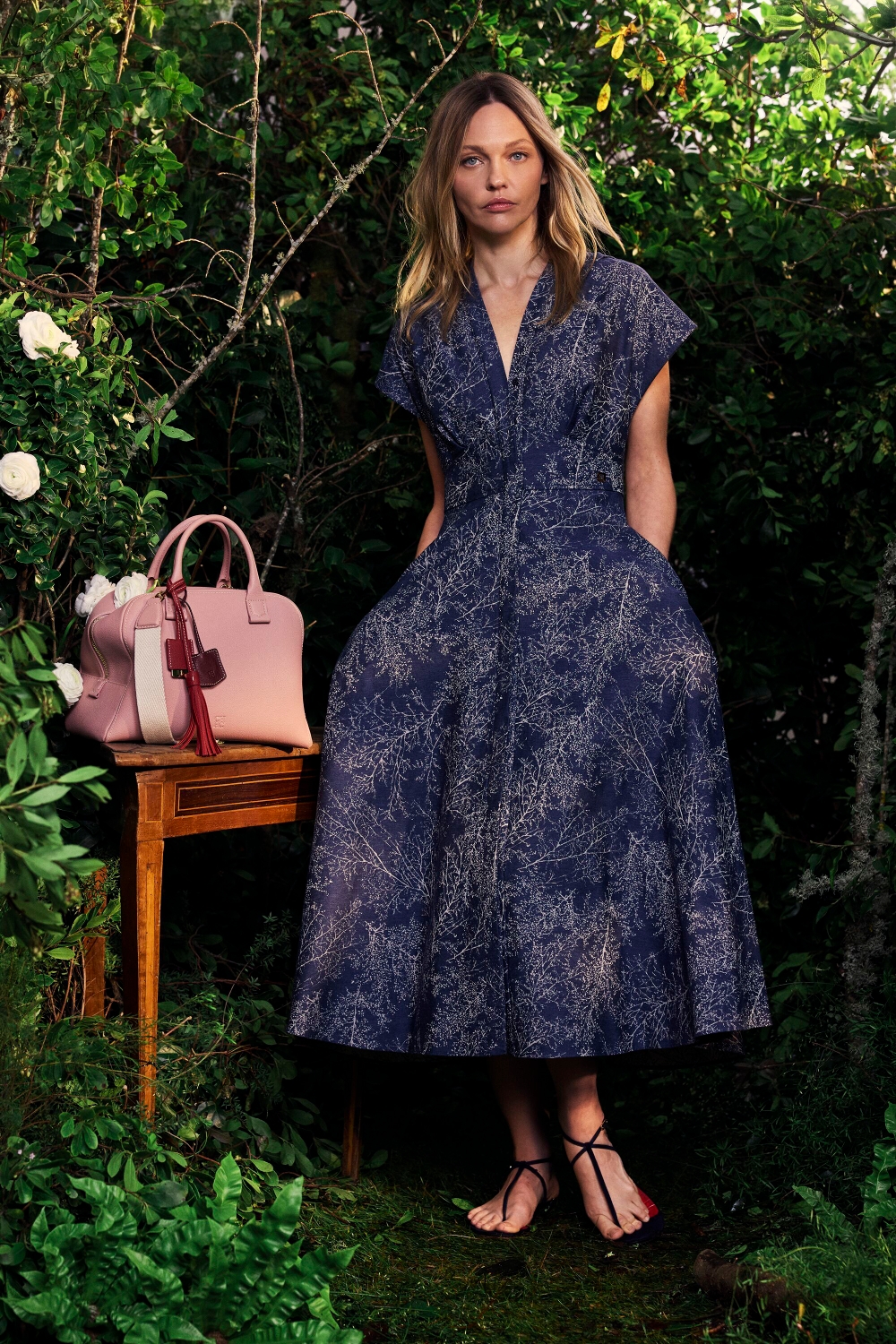 SAKURA JACQUARD DRESS