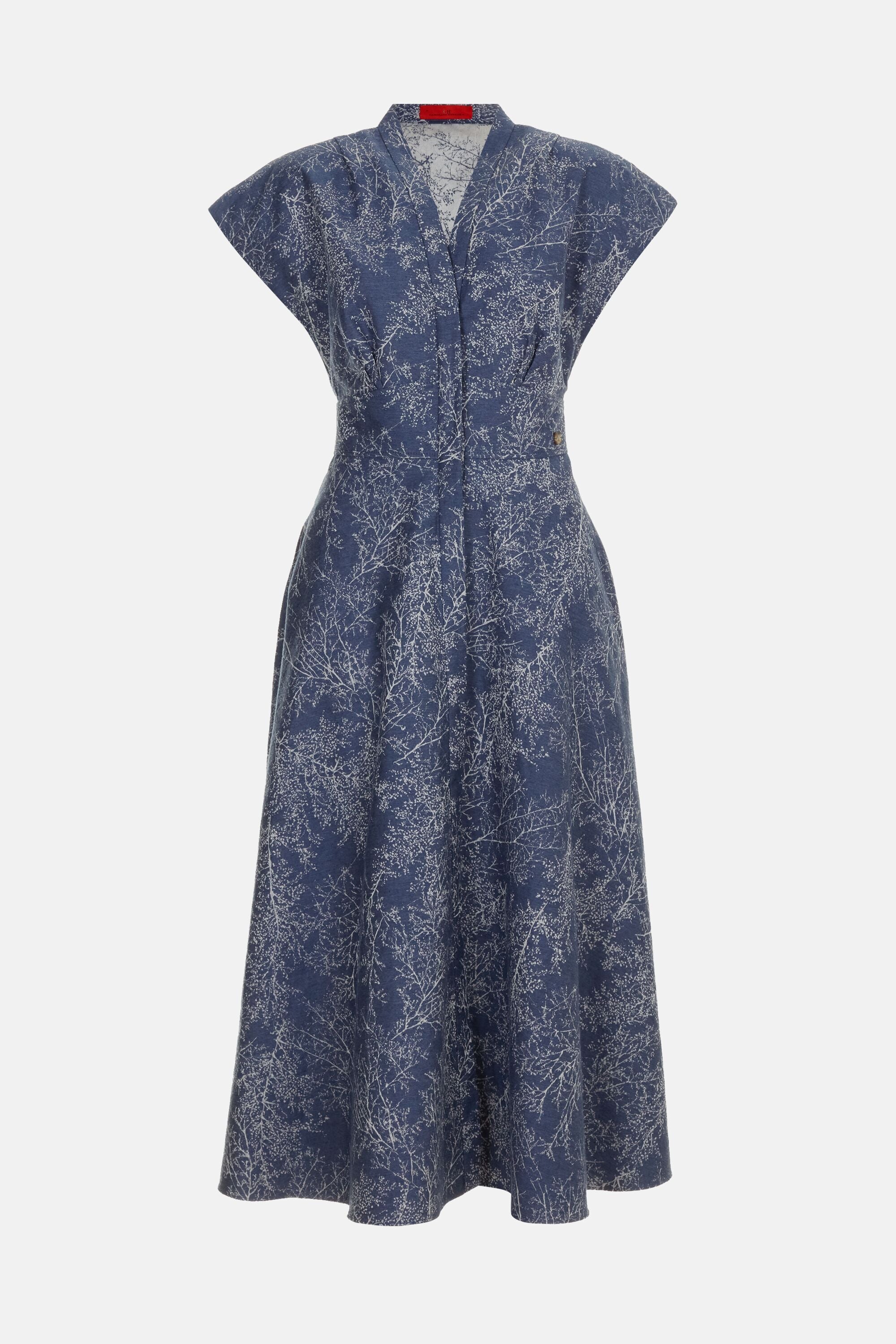 Sakura Jacquard Dress blue - CH Carolina Herrera United States