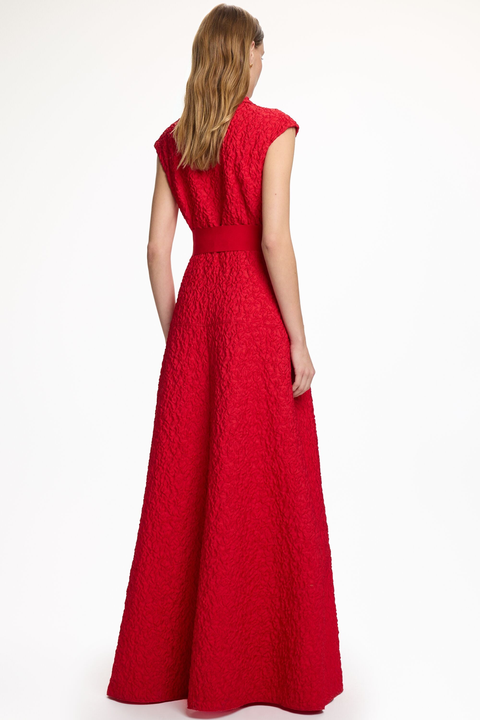 Brocade Long Shirt Dress red - CH Carolina Herrera United States Brocade Long Shirt Dress red - CH Carolina Herrera United States