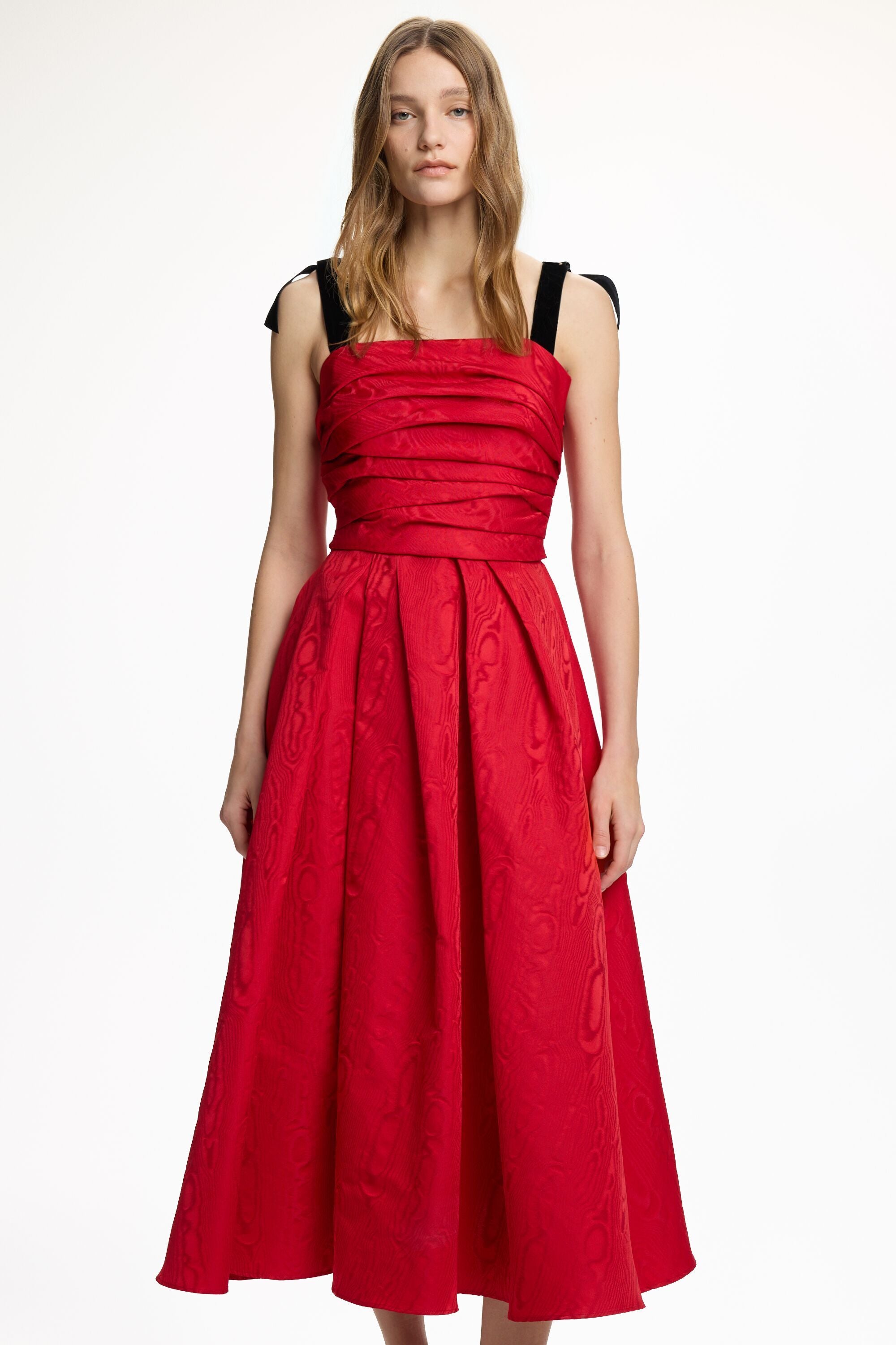Strappy Moir Midi Dress red - CH Carolina Herrera United States Strappy Moir Midi Dress red - CH Carolina Herrera United States