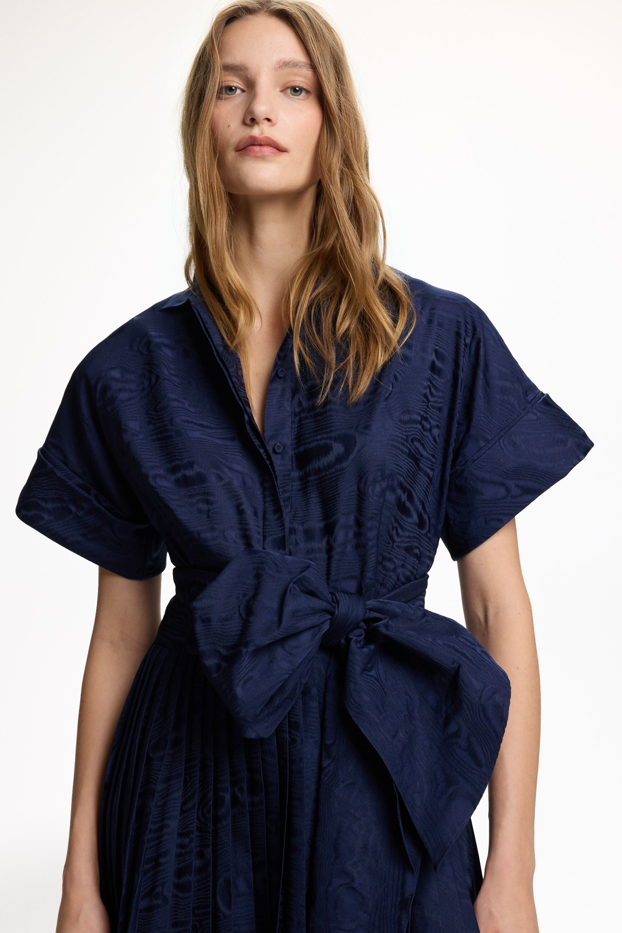 navy blue midi shirt dress Buy Love & Roses Navy Petite Pleated Tipped Scallop Midi Shirt Dress from Next USA