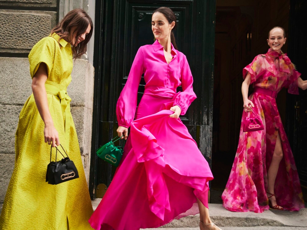 SILK CREPÉ DE CHINE LONG DRESS