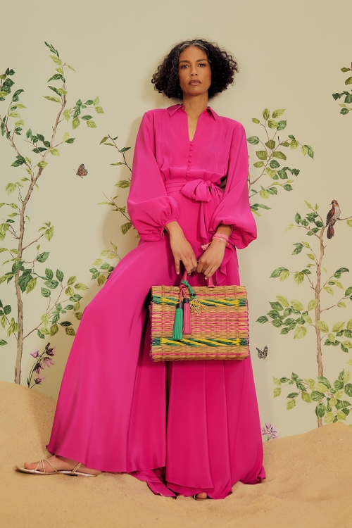 SILK CREPÉ DE CHINE LONG DRESS