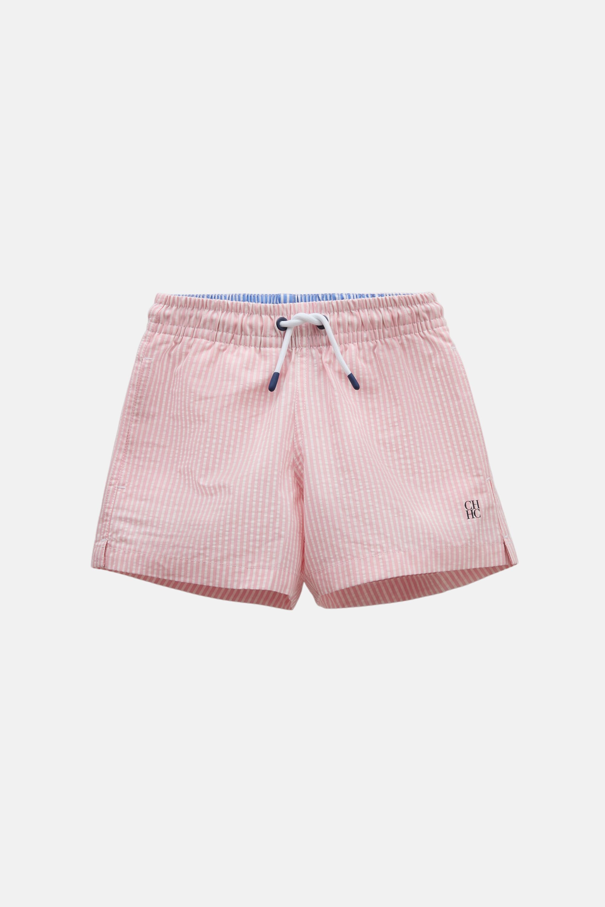 Striped Seersucker Swim Shorts