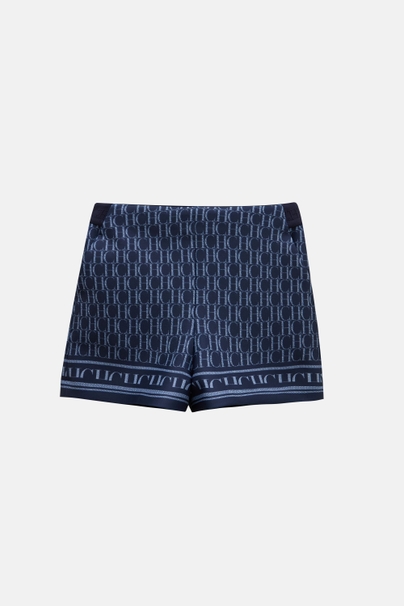 CH Print Neoprene Bermuda Shorts - NAVY
