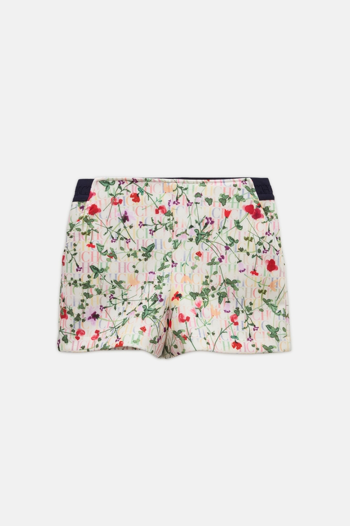 Print Neoprene Bermuda Shorts
