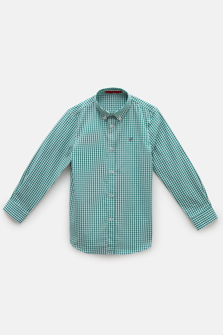 Camisa de Popelín de Cuadro Vichy