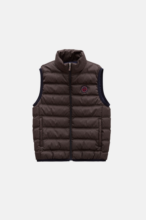 CH JACQUARD QUILTED NYLON DOWN VEST