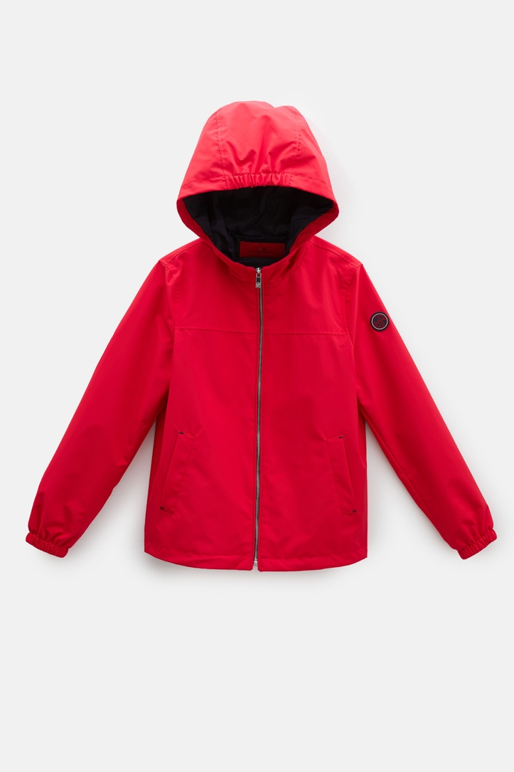 Hooded Technical Nylon Windbreaker