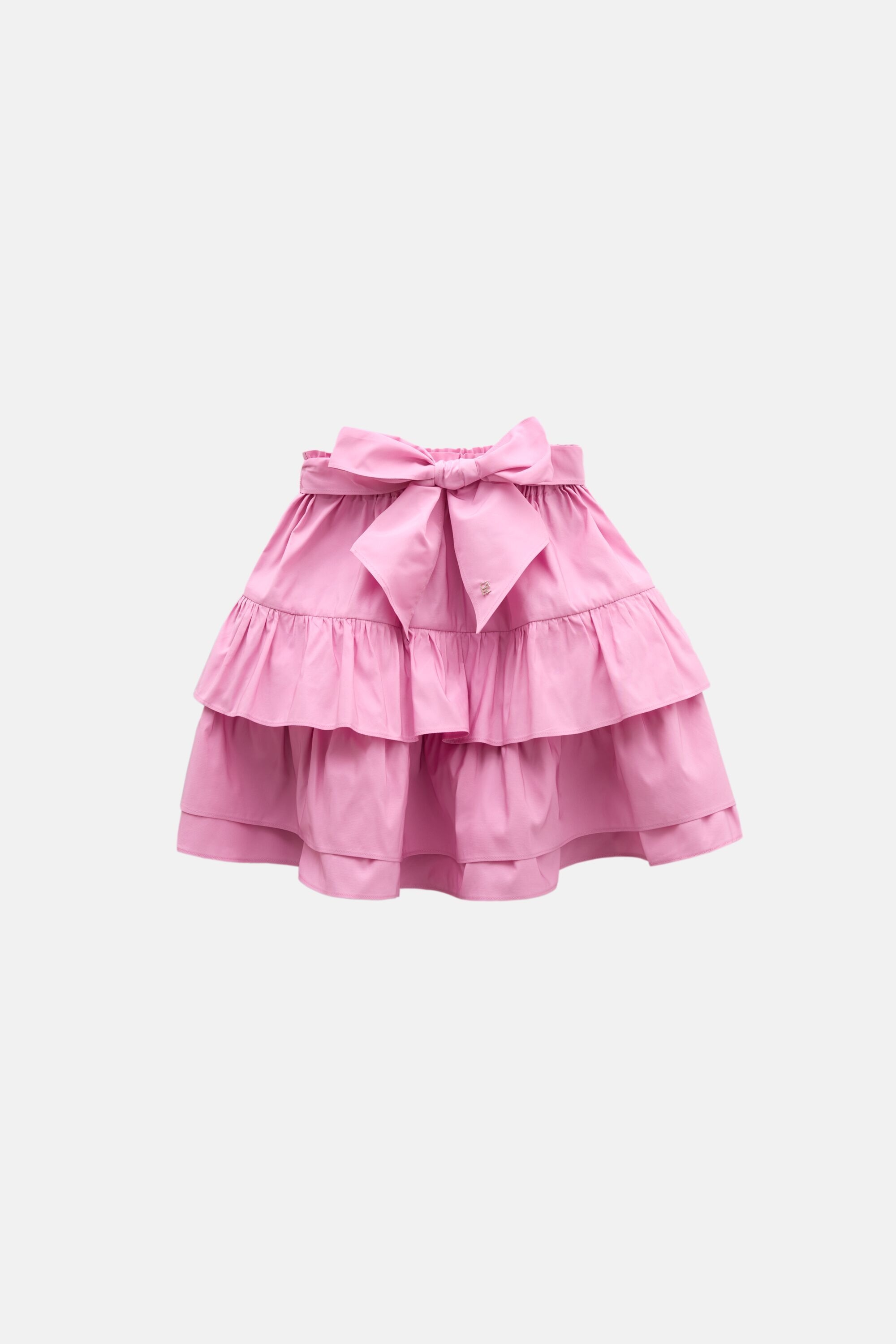 Ruffled Taffeta Skirt