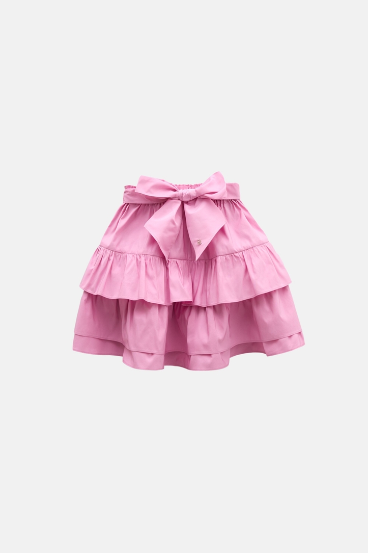 Ruffled Taffeta Skirt