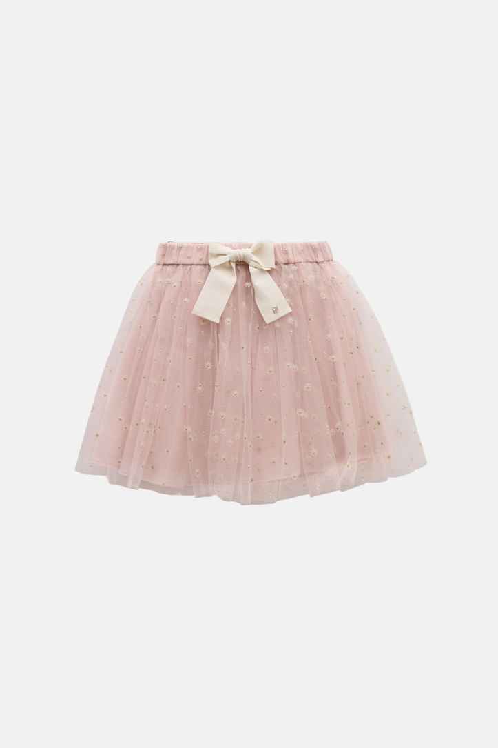 Embroidered Tulle Skirt
