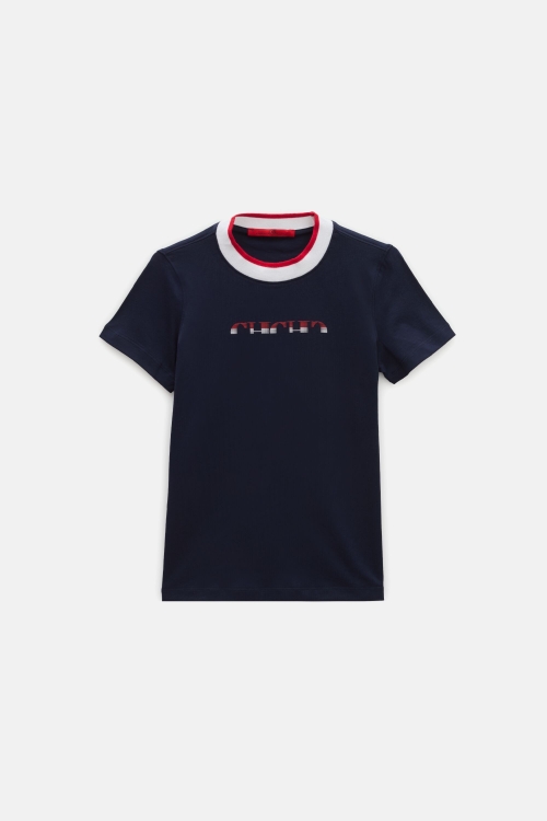 CAMISETA ESTAMPADO CH CON CUELLO DOBLE