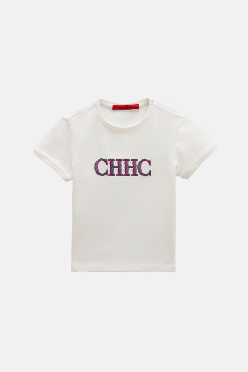 CH T-SHIRT WITH EMBROIDERY