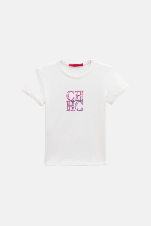 CH T-SHIRT WITH EMBROIDERY
