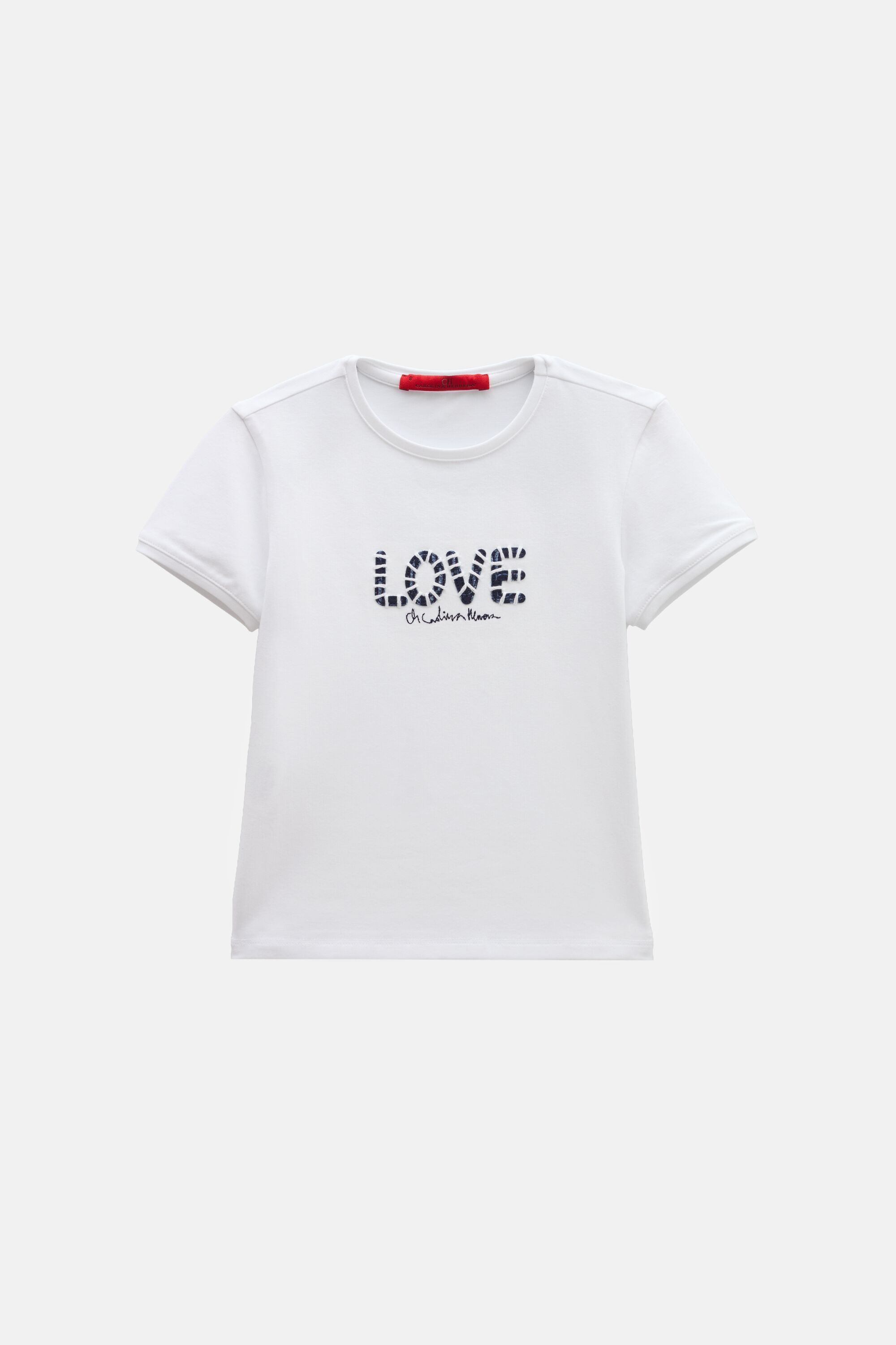 Jersey T-Shirt with Embroidery