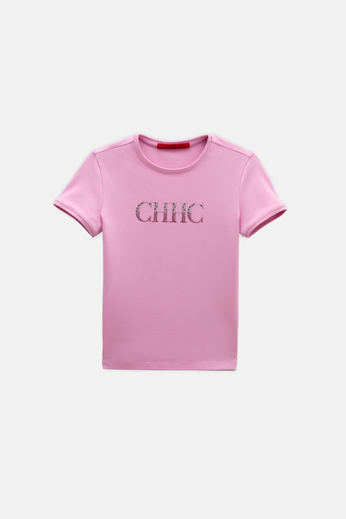 CH T-SHIRT WITH CRYSTALS