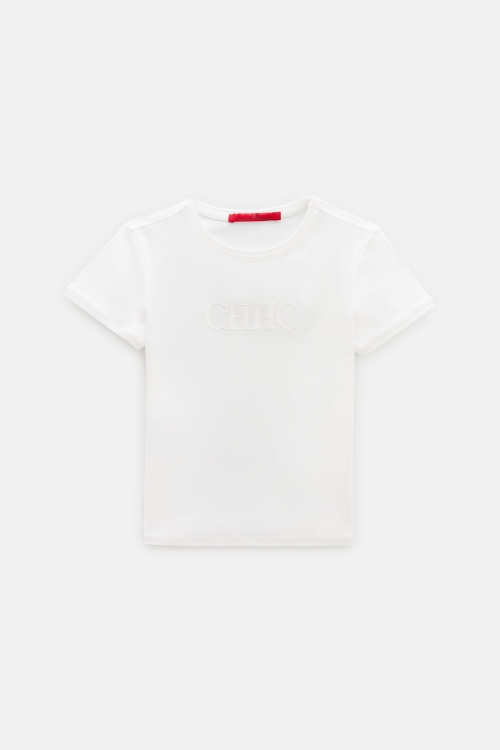 CH T-SHIRT WITH EMBROIDERY