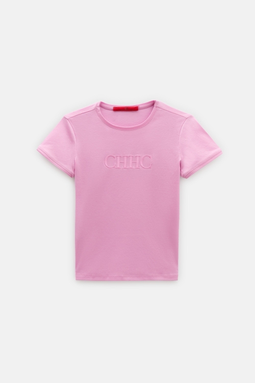 CH T-SHIRT WITH EMBROIDERY