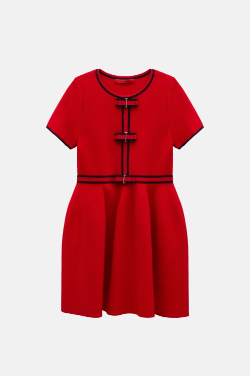 LACITO INSIGNIA JACQUARD DRESS