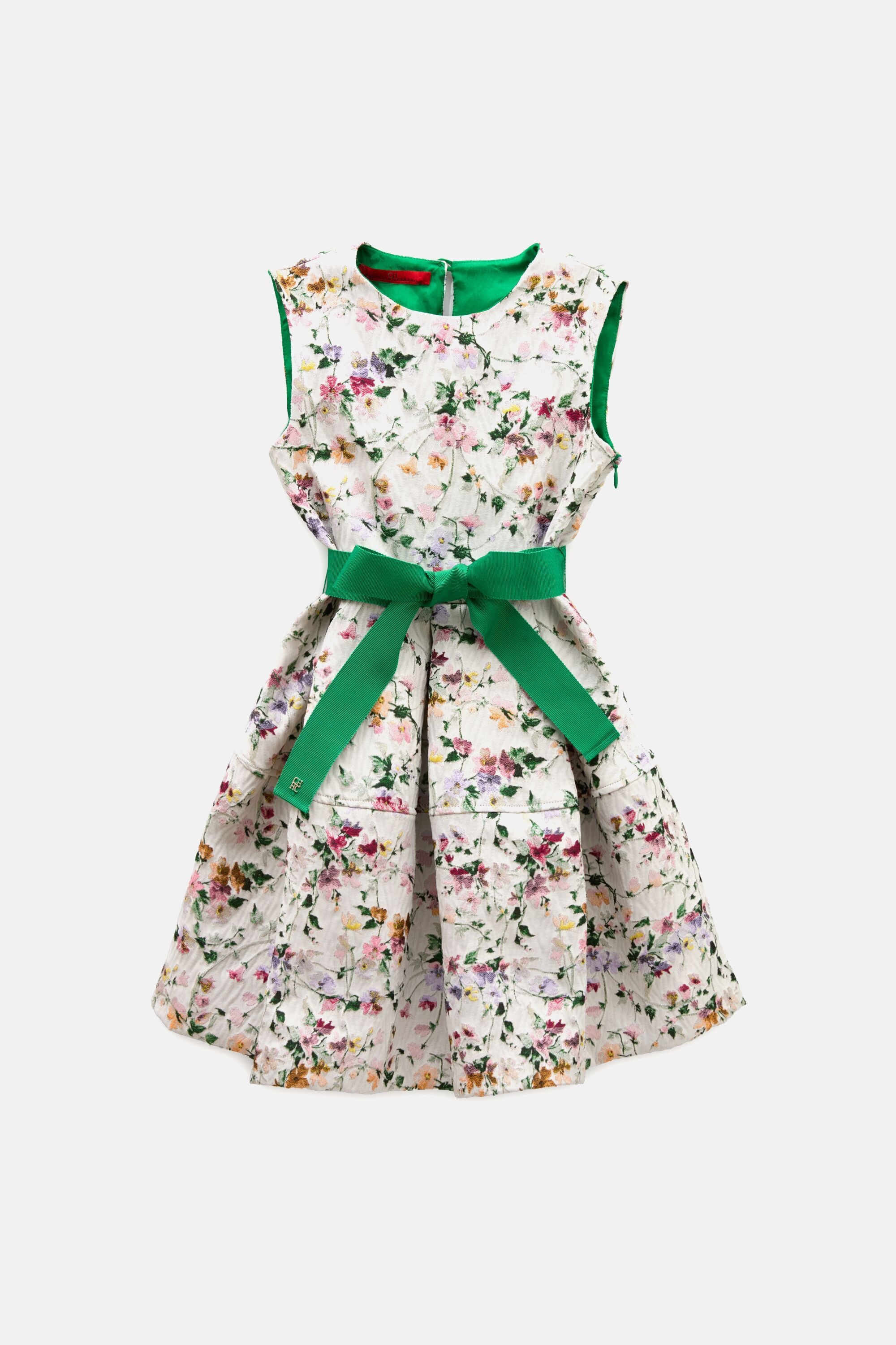 Floral Jacquard Dress