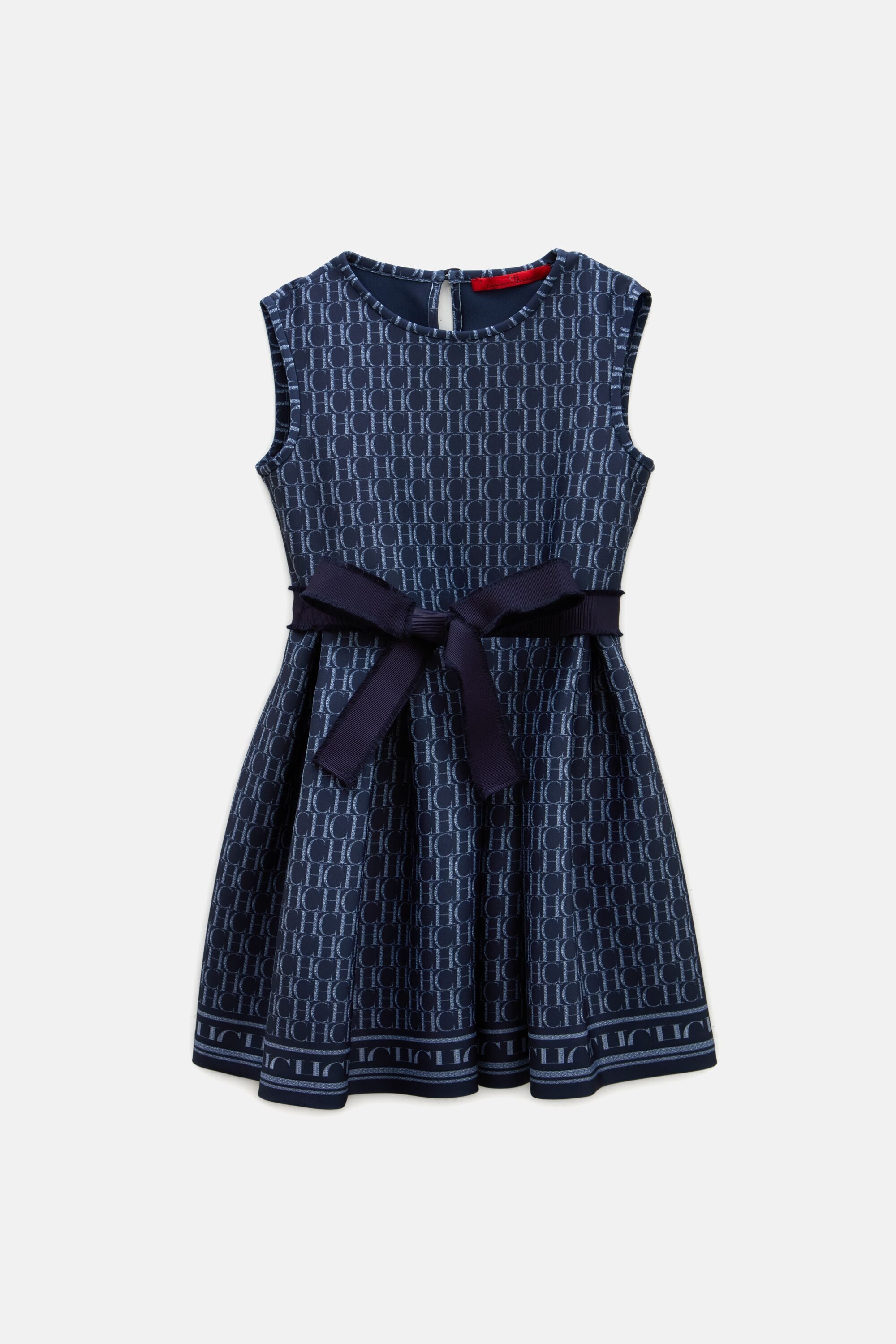 CH Print Neoprene Dress navy - CH Carolina Herrera United States