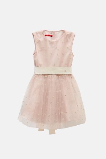Vestido de Tul Bordado - ROSA
