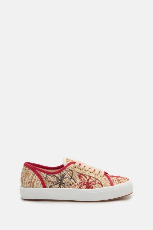 ARLES CANVAS BAMBA SNEAKERS WITH JASMINE