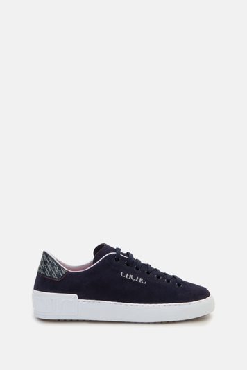 Inro Suede Sneakers with Canvas Heels