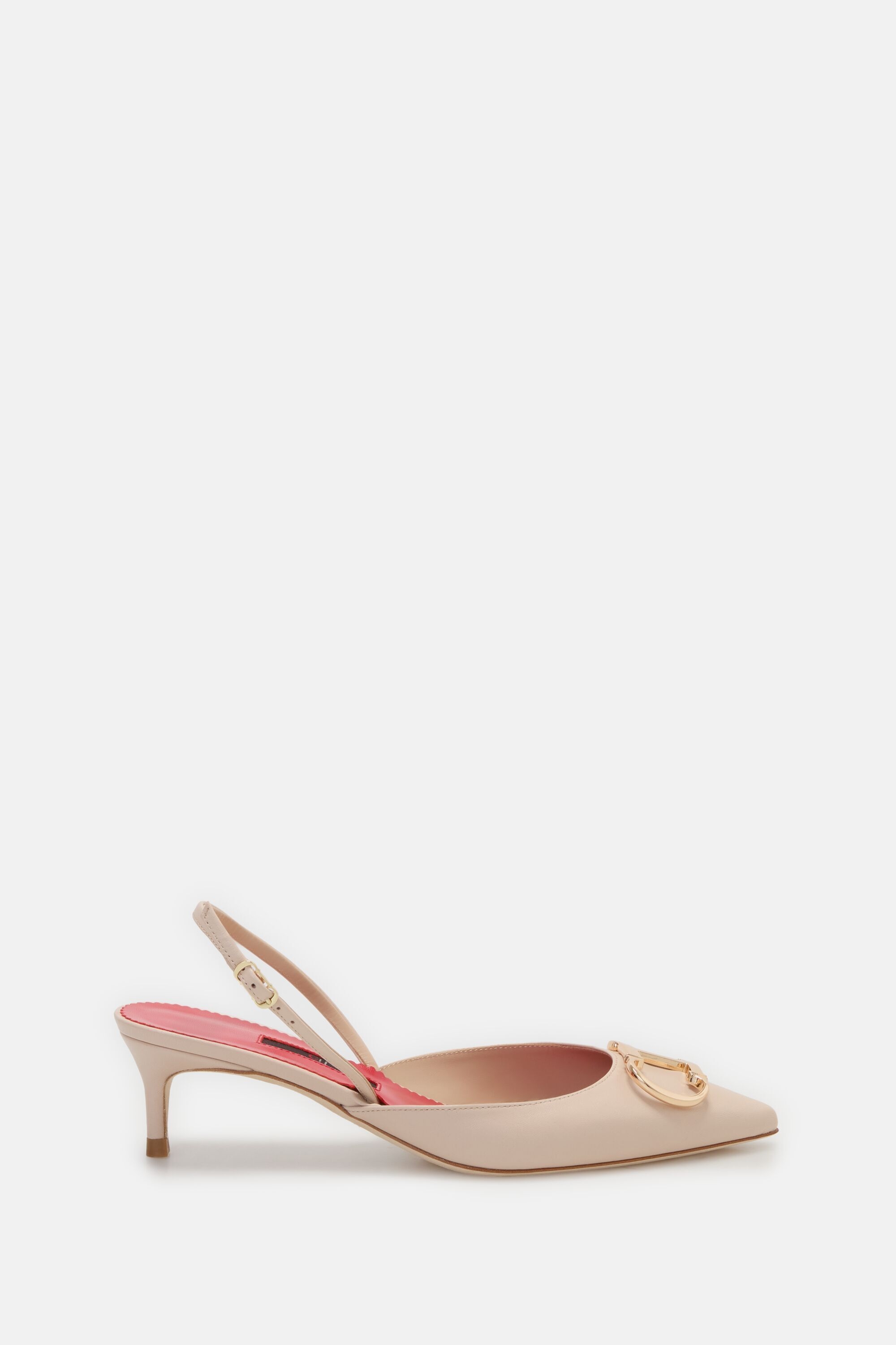 Initials Insignia 45 Leather Slingback Pumps