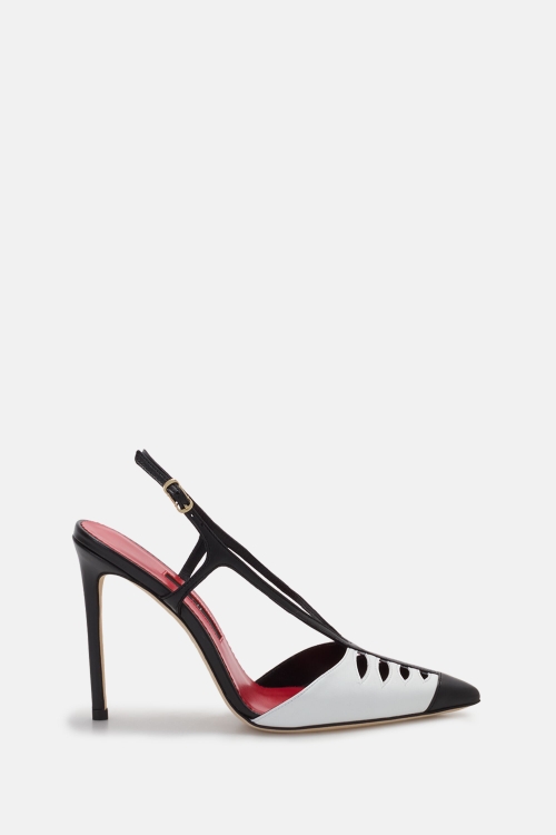 LEATHER 100 SLINGBACK PUMPS