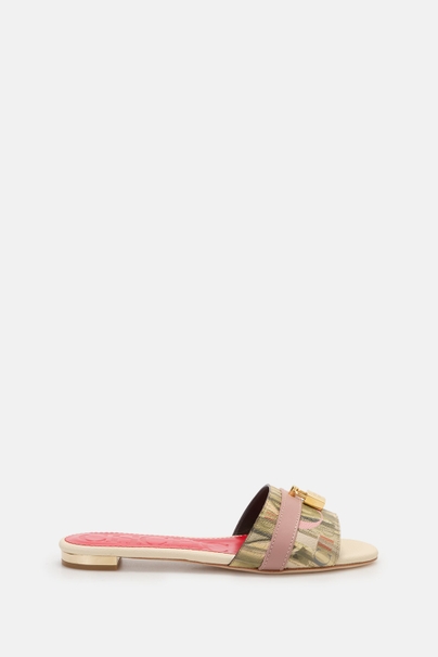 Matryoshka Locked Canvas Slides - BEIGE