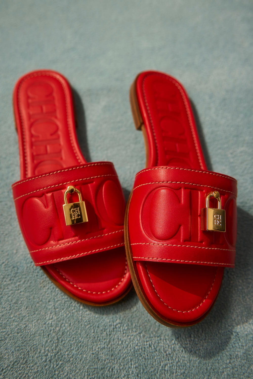 FACTORY LEATHER SLIDES