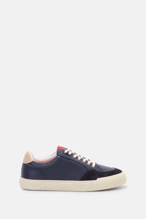 DOMA INSIGNIA LEATHER SNEAKERS