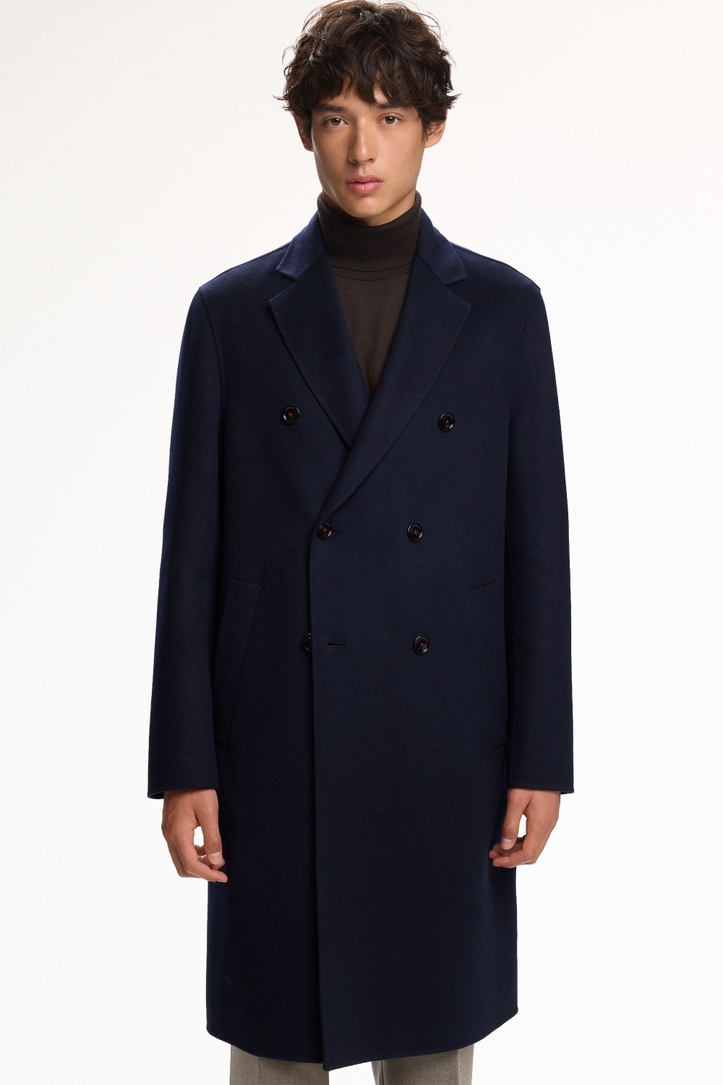 Wool Double-Breasted Coat