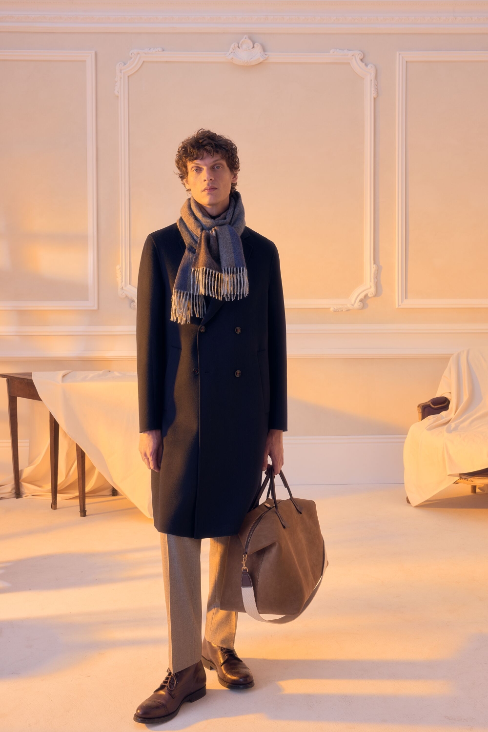 WOOL DOUBLE-BREASTED COAT