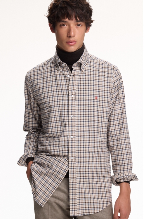 CAMISA DE VIYELA DE CUADROS