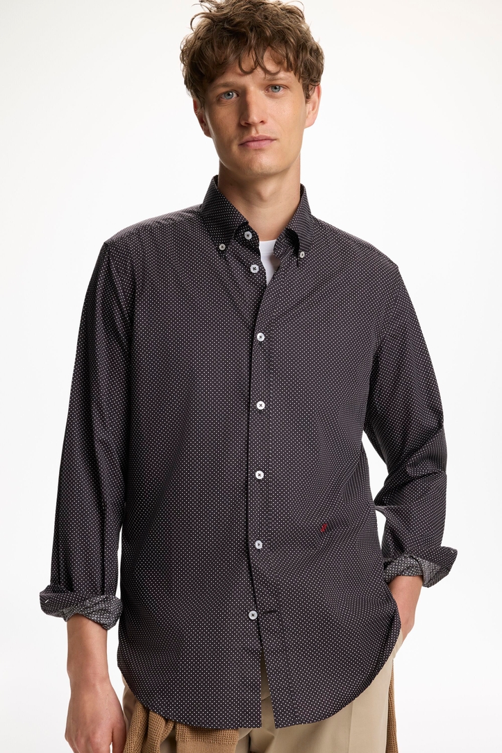 Polka Dots Poplin Shirt