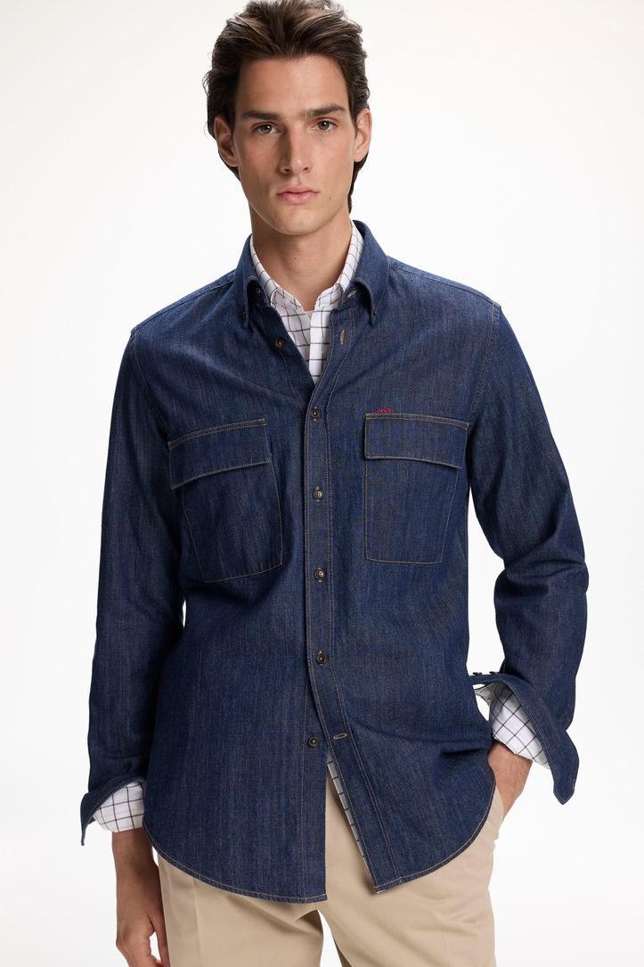 Sobrecamisa de Denim