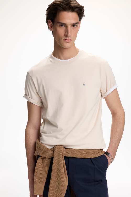 STRETCH-COTTON T-SHIRT
