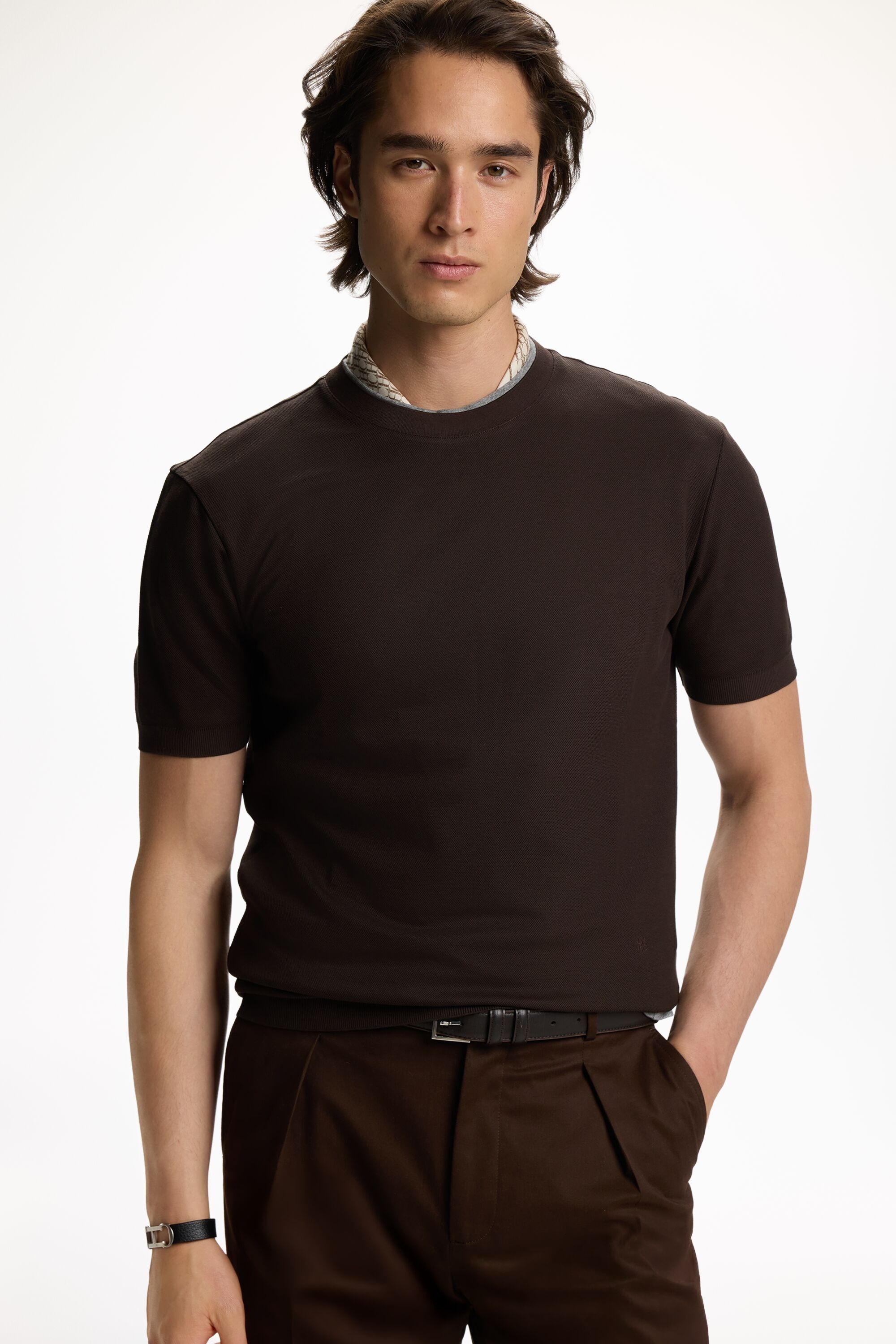 Textured Piqué T-Shirt