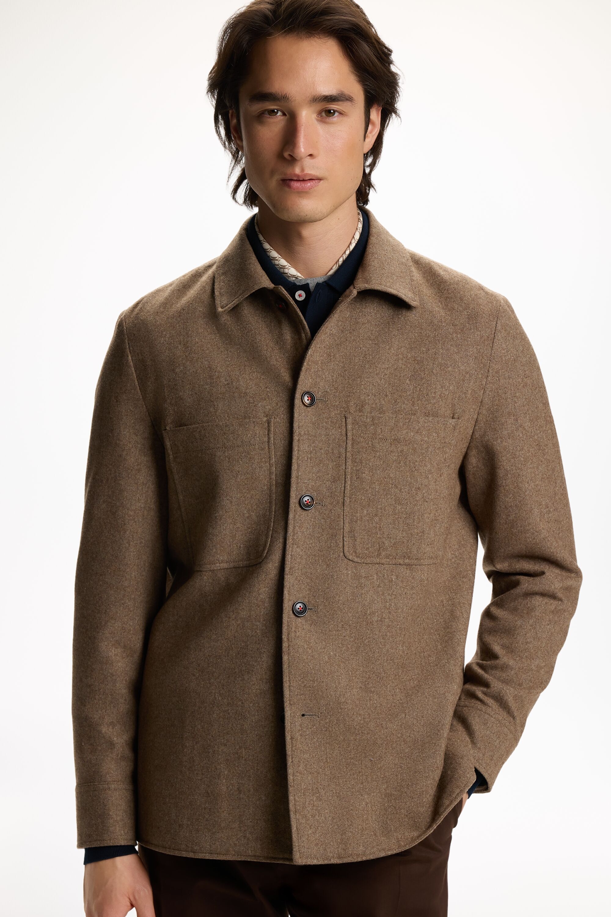 Wool Flannel Overshirt