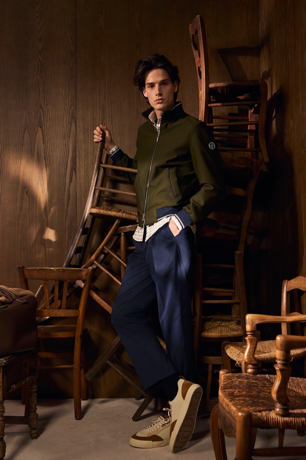 TEXTURED TECHNICAL JACKET