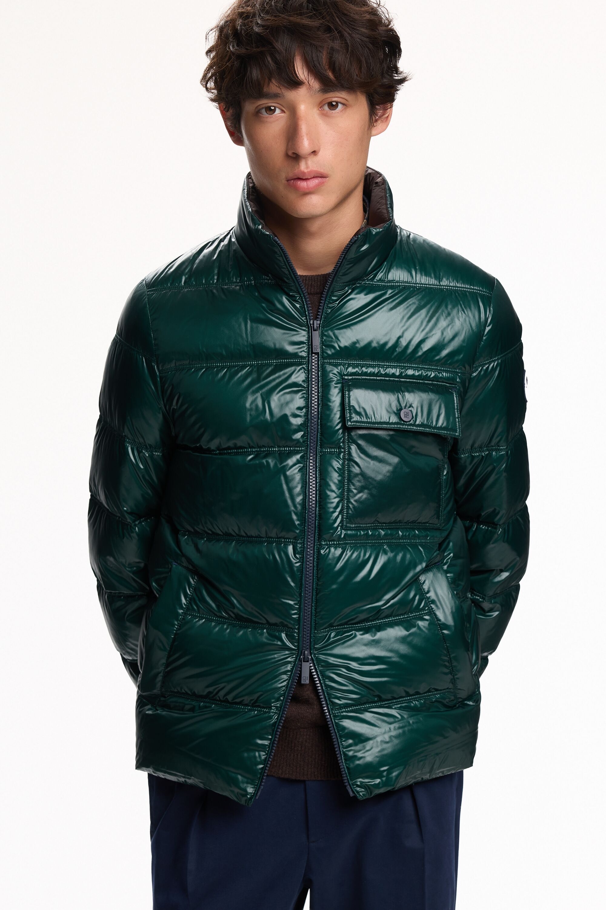Quilted nylon jacket