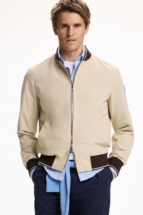 TECHNICAL COTTON BOMBER JACKET