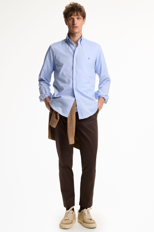 COTTON MICRO TWILL REGULAR FIT CHINOS