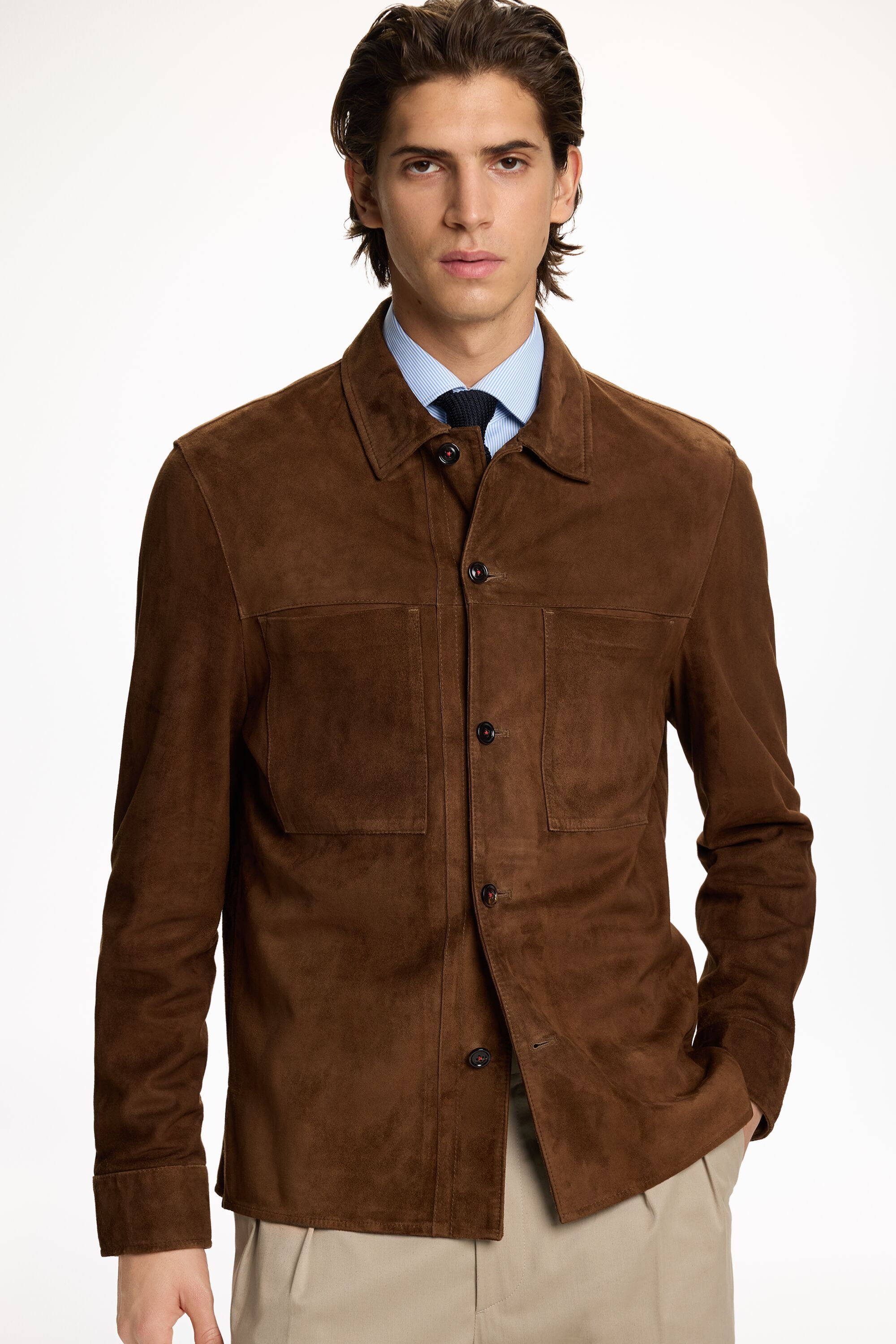 Doma Insignia Suede Overshirt