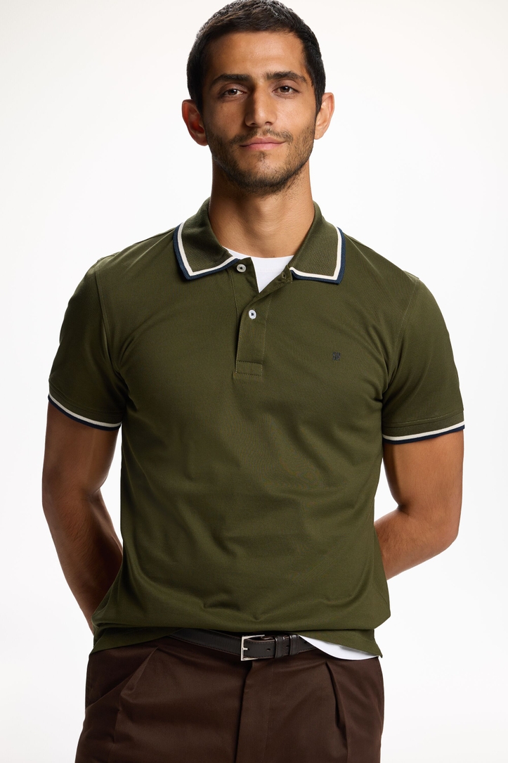 Mercerized Piqué Polo Shirt